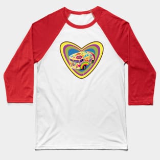 Summer of Love Van Baseball T-Shirt